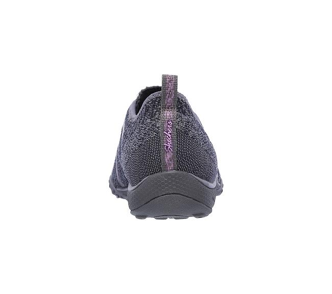 Zapatos Colegio Skechers Mujer - Breathe Easy Gris KCANU4328